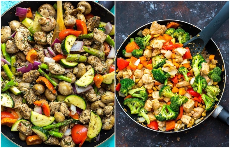 52 Healthy, Quick & Easy Dinner Ideas for Busy Weeknights - The Girl on