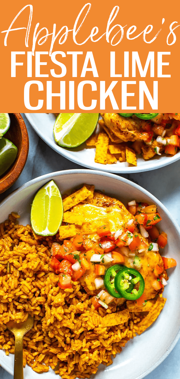 This Tequila Lime Chicken is similar to Applebee's Fiesta Lime Chicken. It's a tasty Tex Mex dinner idea that doubles as your weekly meal prep for easy lunches! 