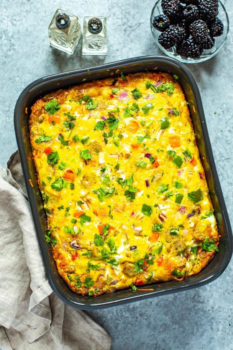 hashbrown breakfast casserole with sausage