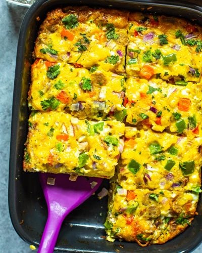 The Ultimate Sausage Hashbrown Breakfast Casserole
