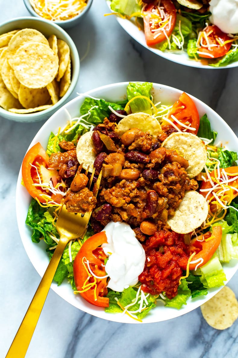 Wendy's Taco Salad {Perfect Copycat!} - The Girl on Bloor