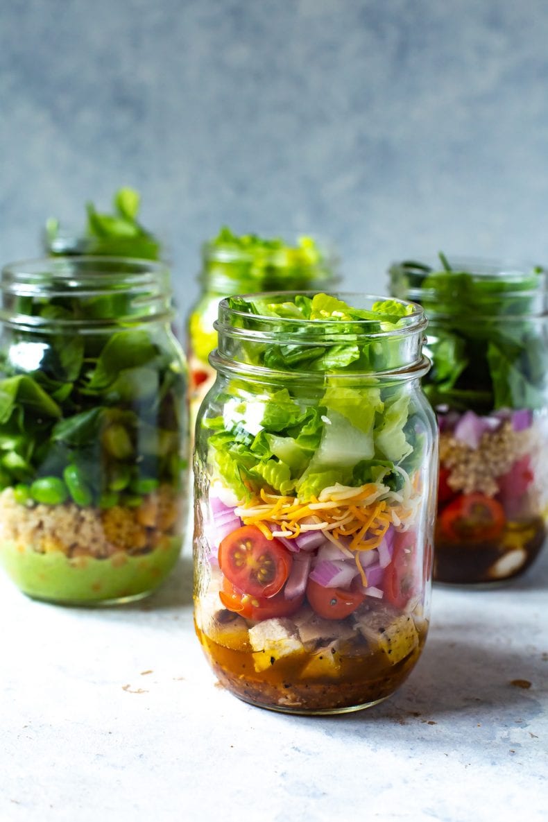 5 Mix and Match Mason Jar Salad Recipes for Easy Lunches