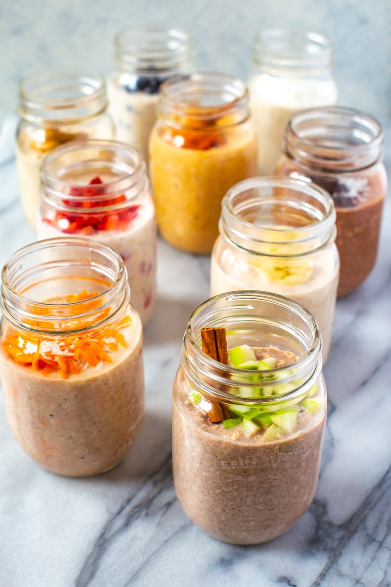 5 easy make ahead oat jars to meal prep breakfast - Cook Eat Live Love