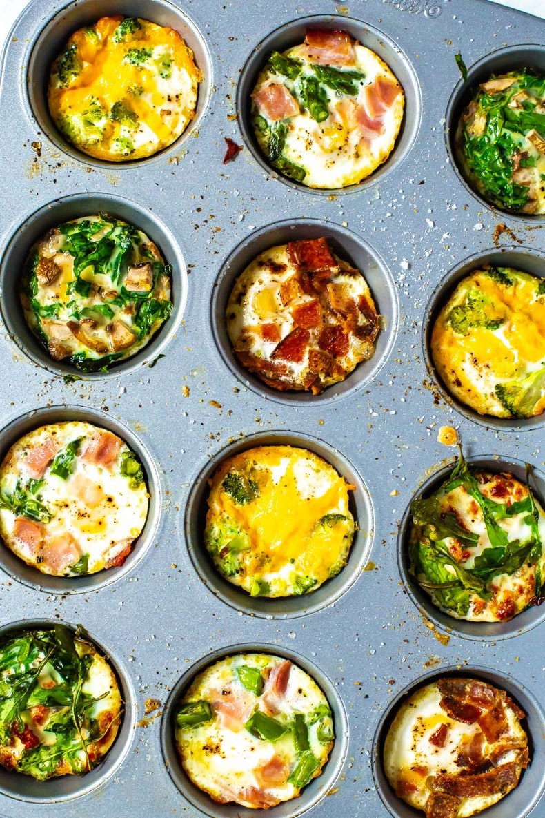 Meal Prep Baked Eggs 5 Ways - The Girl on Bloor