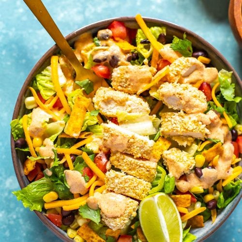 McDonald's Southwest Salad {Copycat Recipe} - The Girl on Bloor