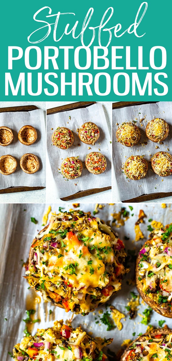 The BEST EVER Stuffed Portobello Mushrooms - The Girl on Bloor