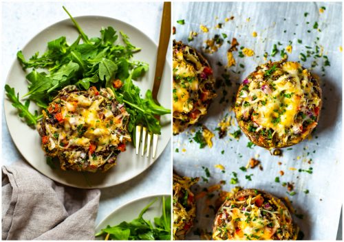 The BEST EVER Stuffed Portobello Mushrooms - The Girl on Bloor