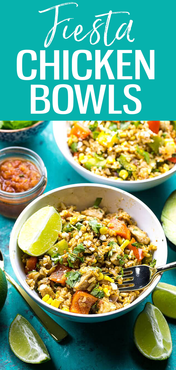 Meal Prep Fiesta Chicken Rice Bowls {Video!} The Girl on Bloor