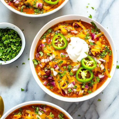 Best Ever Slow Cooker Turkey Chili The Girl On Bloor