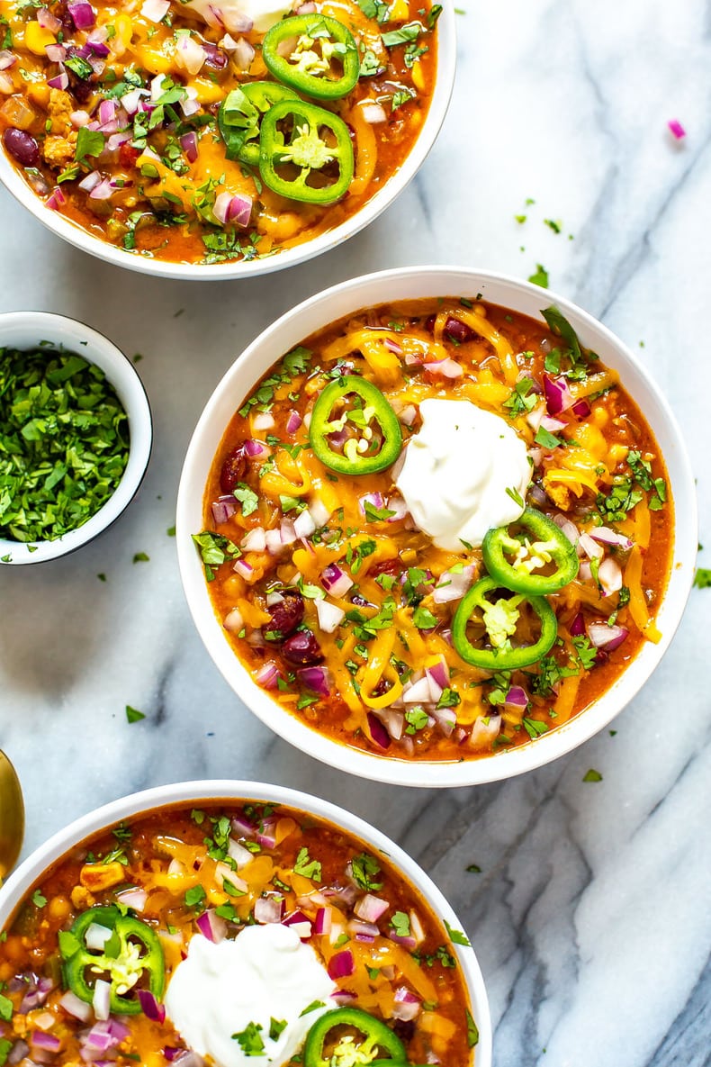 Healthy, Flavourful Slow Cooker Turkey Chili