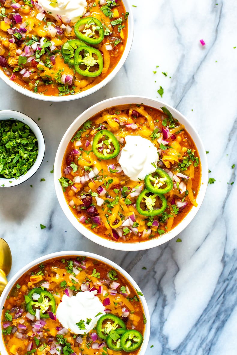 Easy Slow-Cooker Turkey Chili Recipe - How To Make Crockpot Turkey