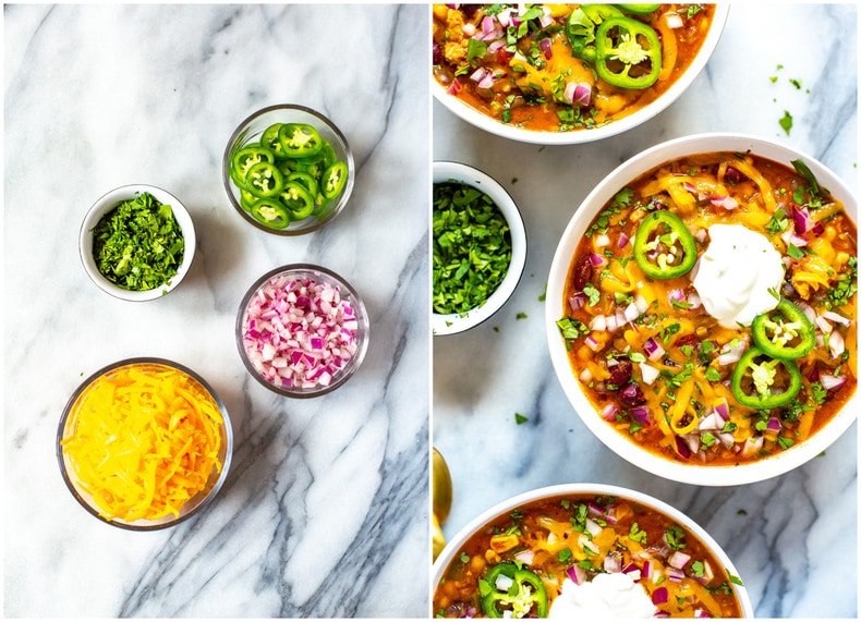 Healthy, Flavourful Slow Cooker Turkey Chili