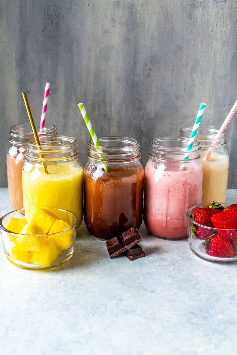 The BEST Protein Shake Recipes {5 Flavours} - The Girl On Bloor