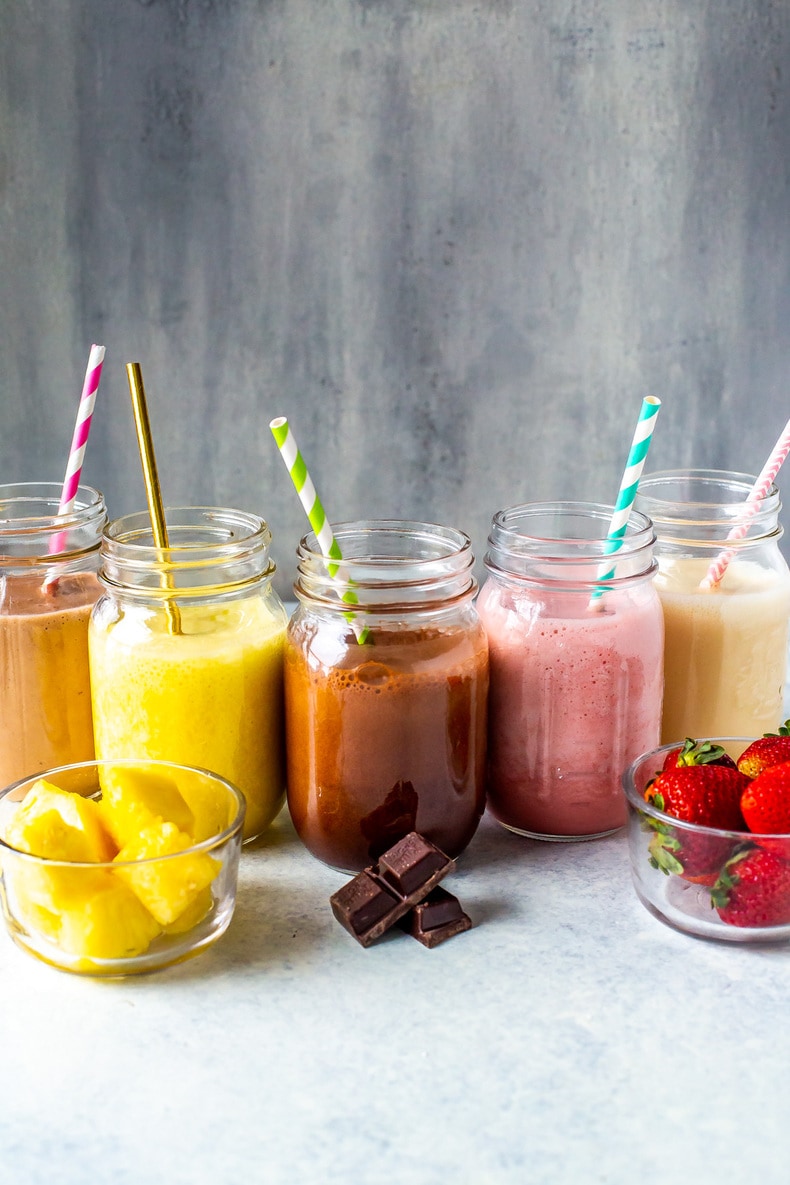 The BEST Protein Shakes {5 Flavours} - The Girl on Bloor