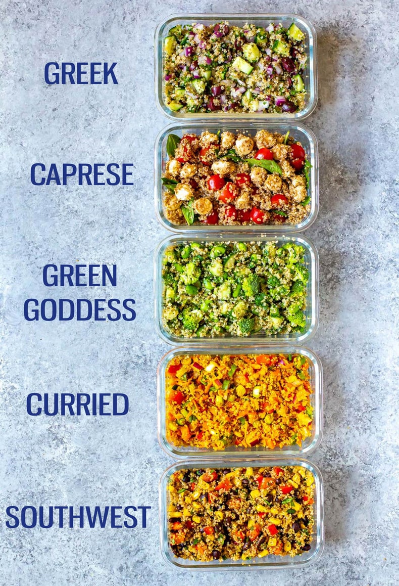 Easy Power Salad Bowl Meal Prep Recipes