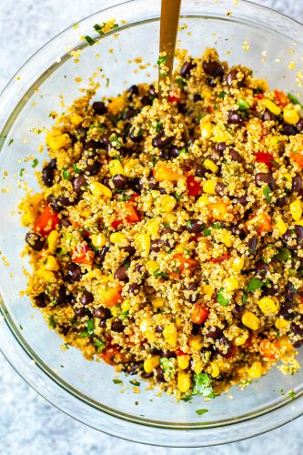 5 Easy Quinoa Salad Recipes Meal Prep - The Girl on Bloor