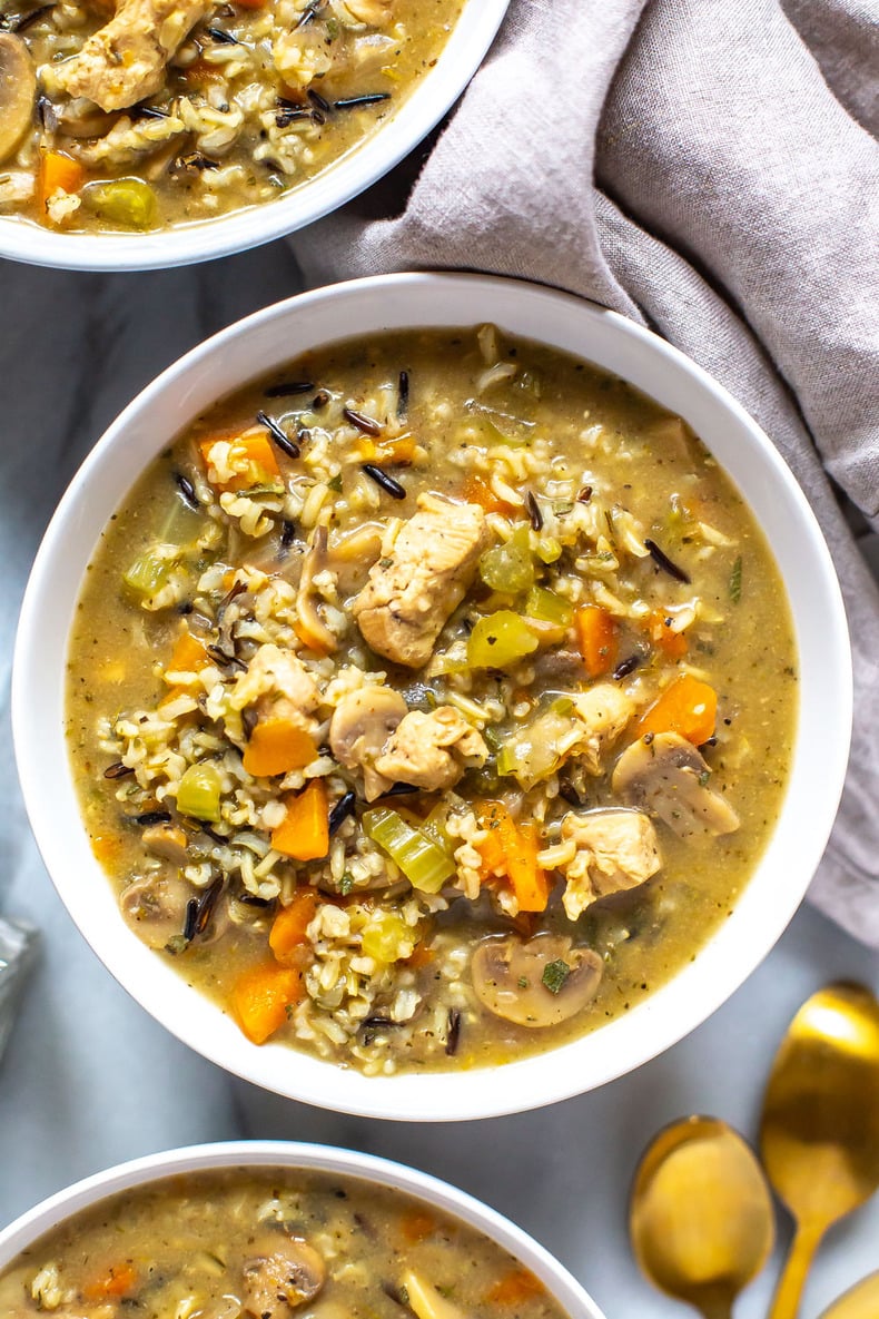 Easy Chicken Wild Rice Soup Recipe - The Girl on Bloor
