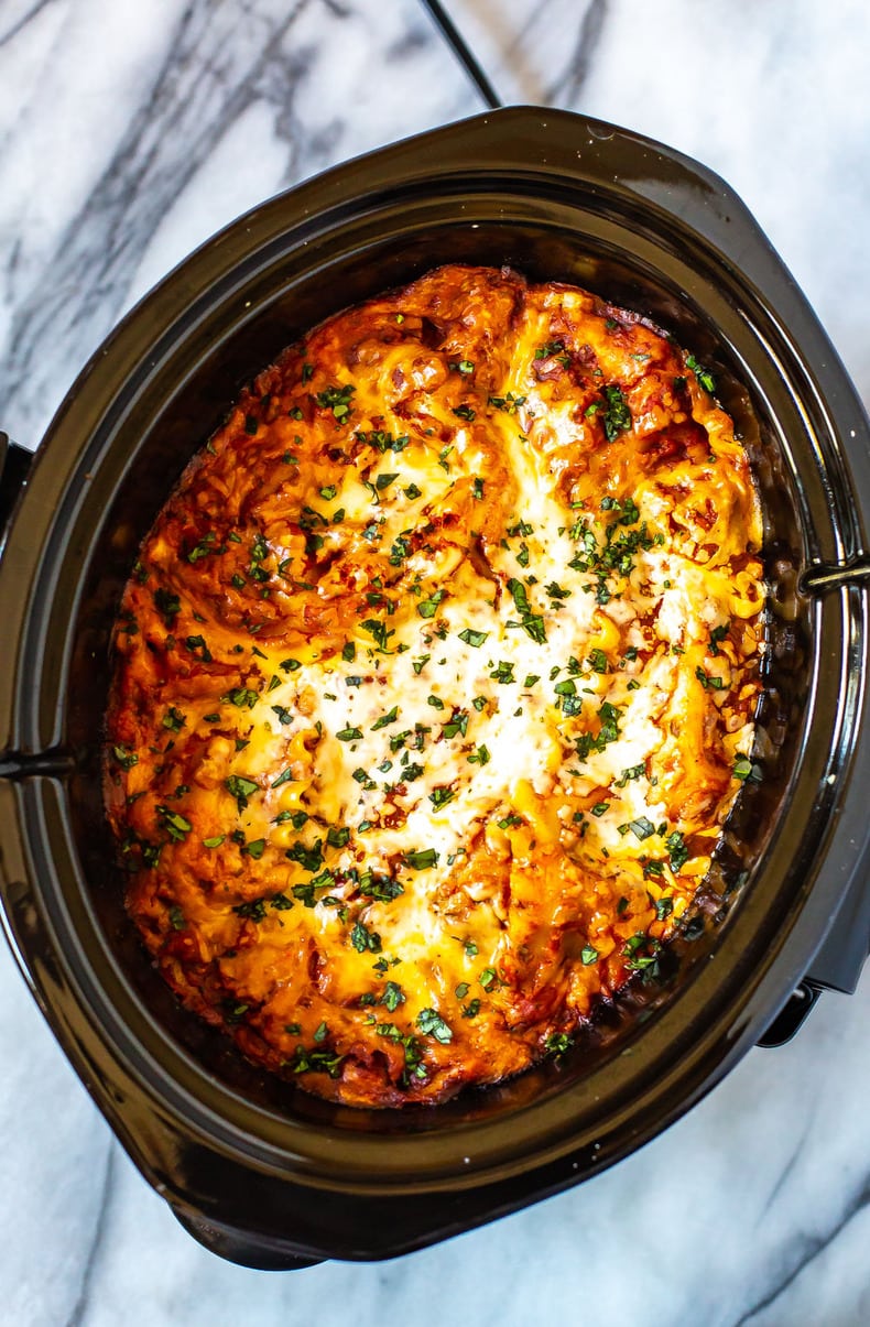 Crockpot Lasagna - Simple Joy