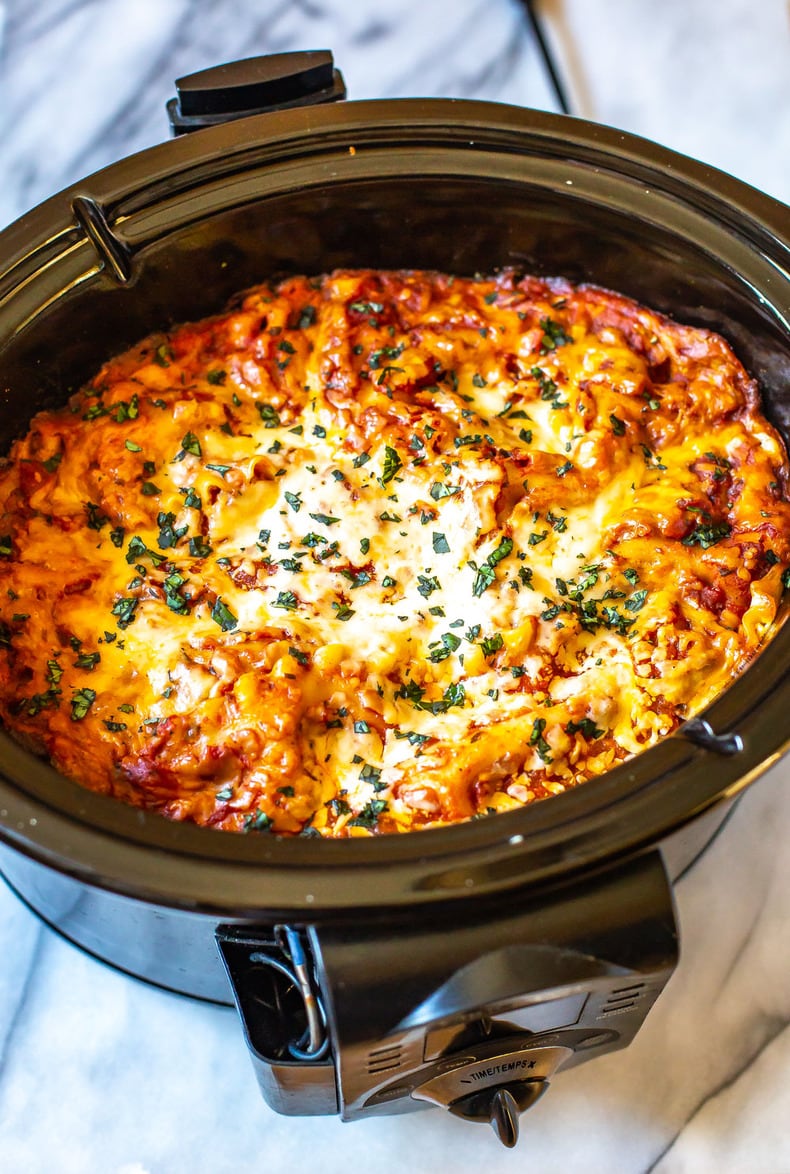 Crockpot Lasagna - Simple Joy