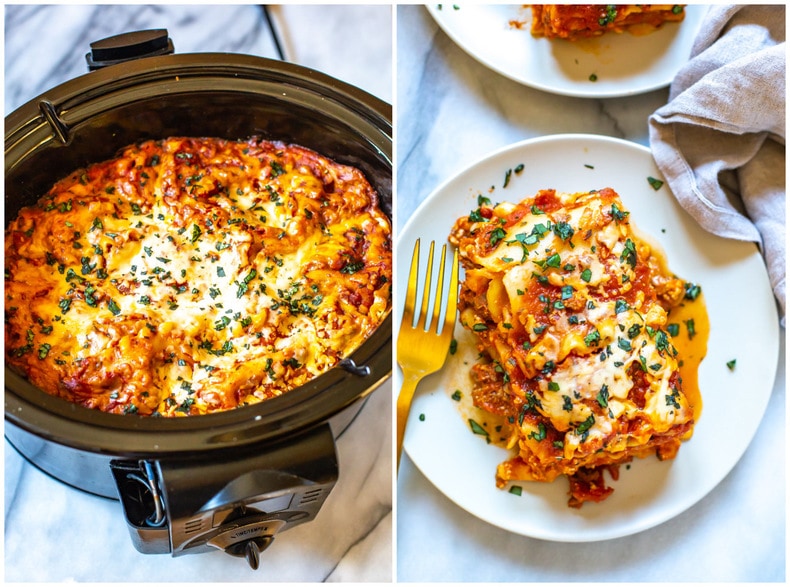 Crockpot Lasagna - Simple Joy