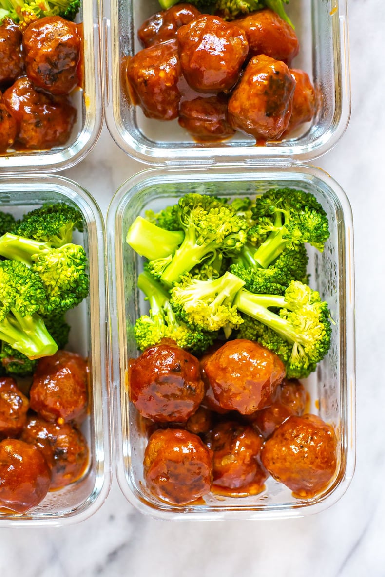 Honey Garlic BBQ Crockpot Meatballs