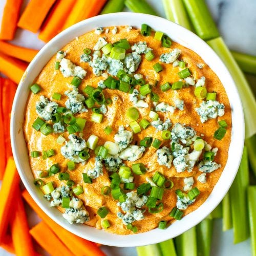 EASY Slow Cooker Buffalo Chicken Dip Recipe - Keeping Life Sane