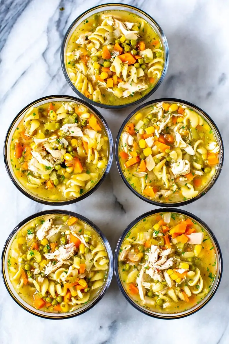 Crockpot Chicken Noodle Soup {So Easy!} - The Girl on Bloor