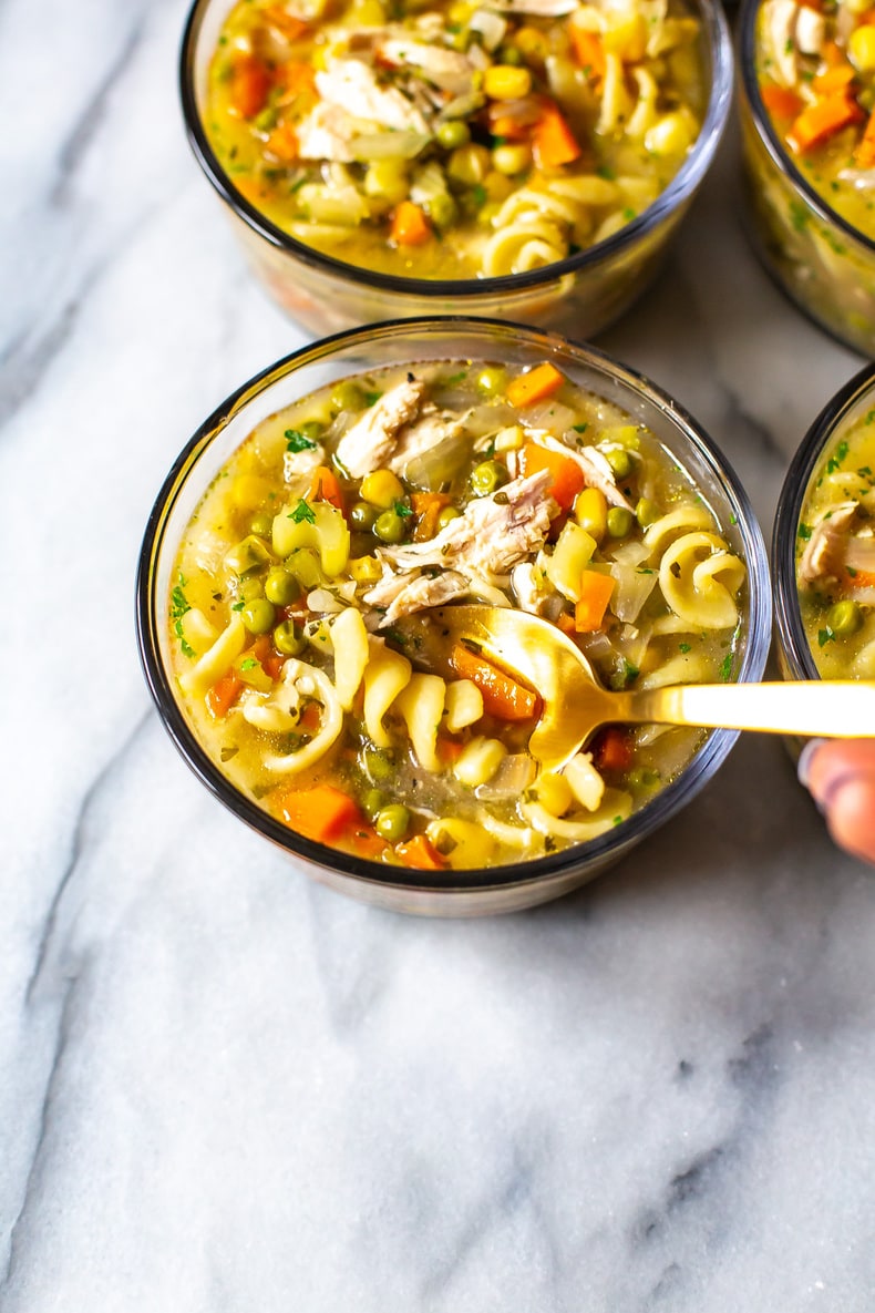 Crockpot Chicken Noodle Soup