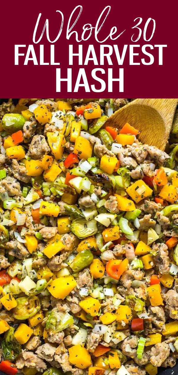 This Thanksgiving Paleo Gluten Free Stuffing is a delicious healthy alternative to most traditional dressings and stuffings - it's made with a ton of veggies and it's still packed with fall flavours thanks to the sage and rosemary! #paleo #whole30 #fall