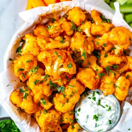 Baked Buffalo Cauliflower