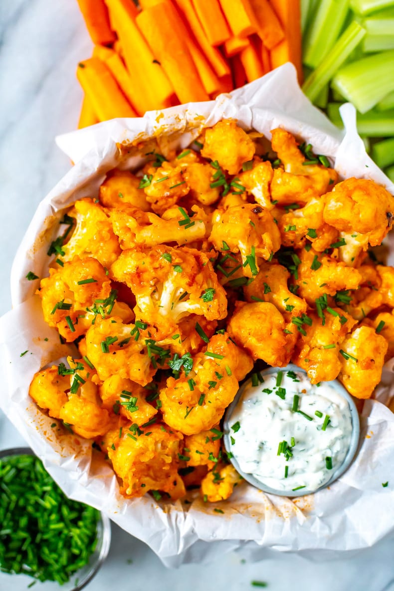 Baked Buffalo Cauliflower