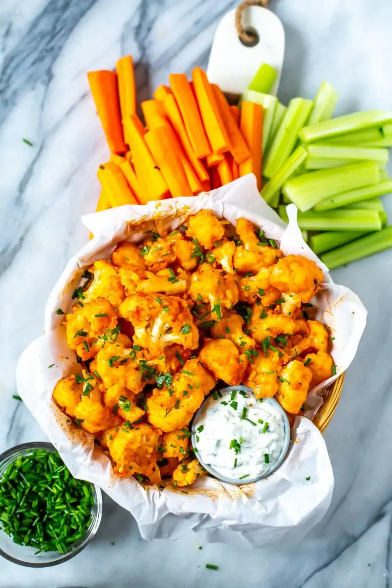 Baked Buffalo Cauliflower