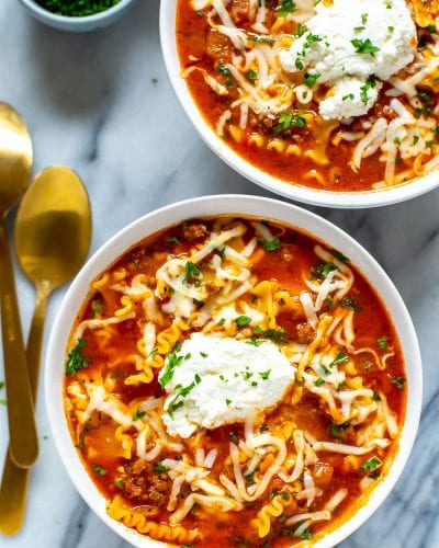 30-Minute Lasagna Soup