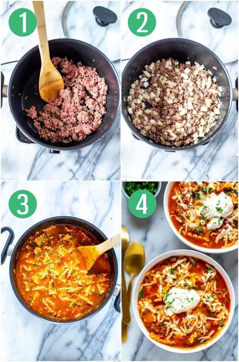 30-Minute Lasagna Soup