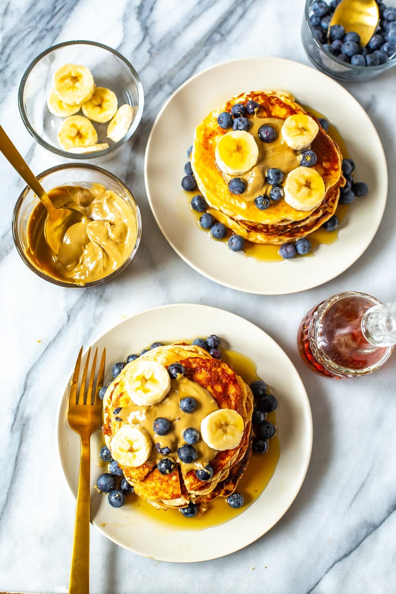 Pancakes de proteína de 4 ingredientes