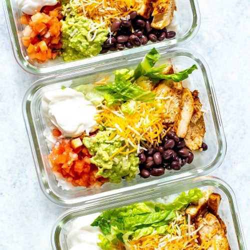 Taco Meal Prep Bowls - A High Volume Recipe to Stay Full Longer