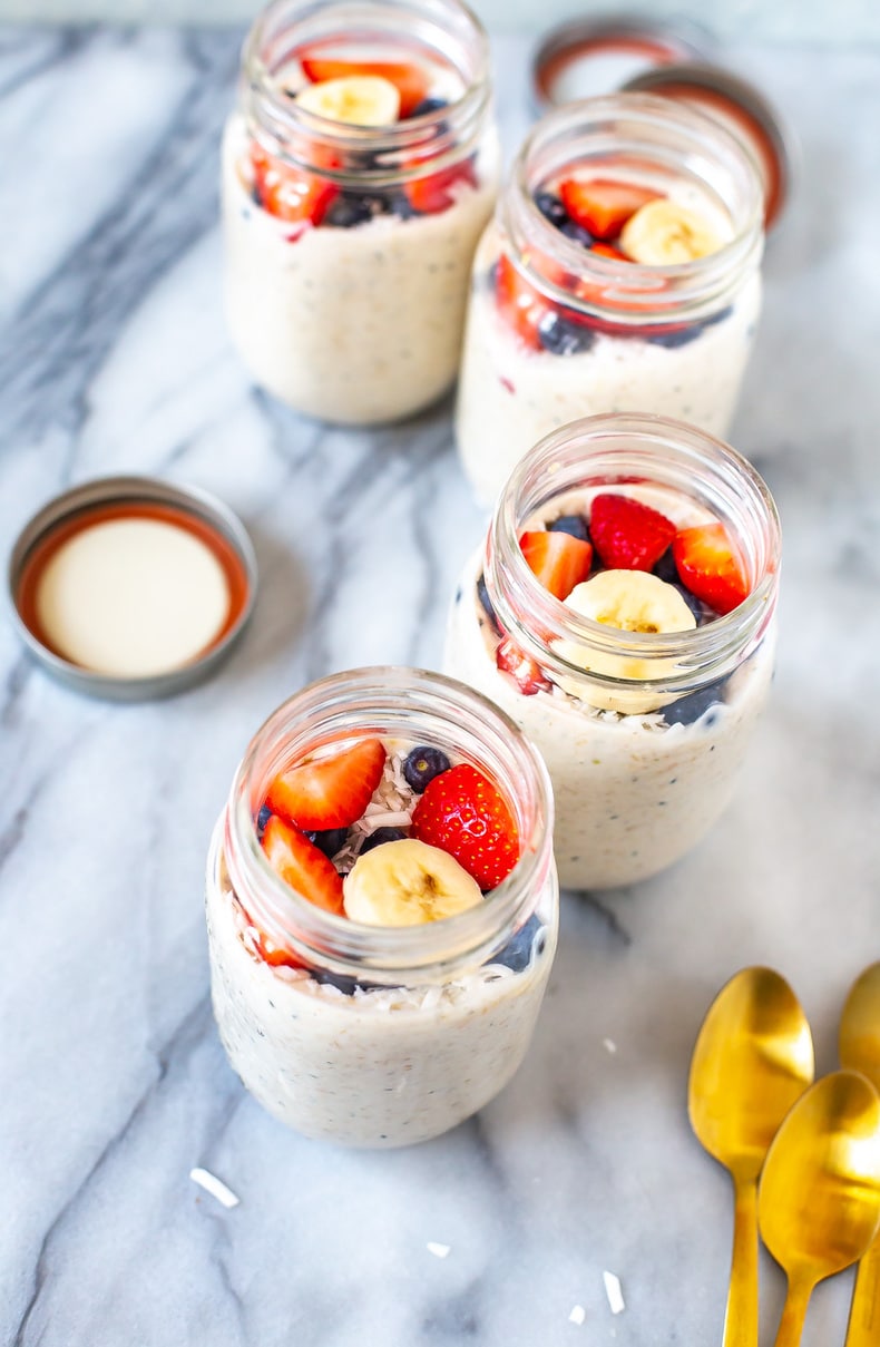 Meal Prep 5 Days of High-Protein Overnight Steel-Cut Oatmeal