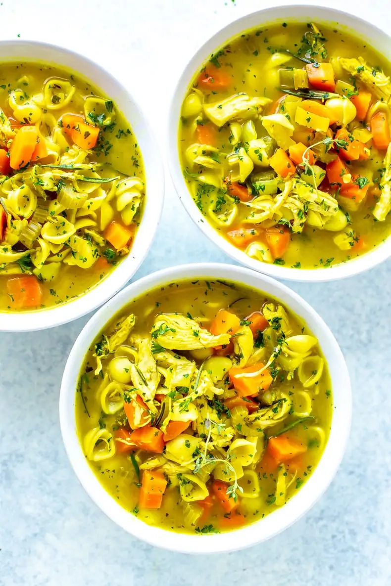 Immune-Boosting Chicken Noodle Soup Jars