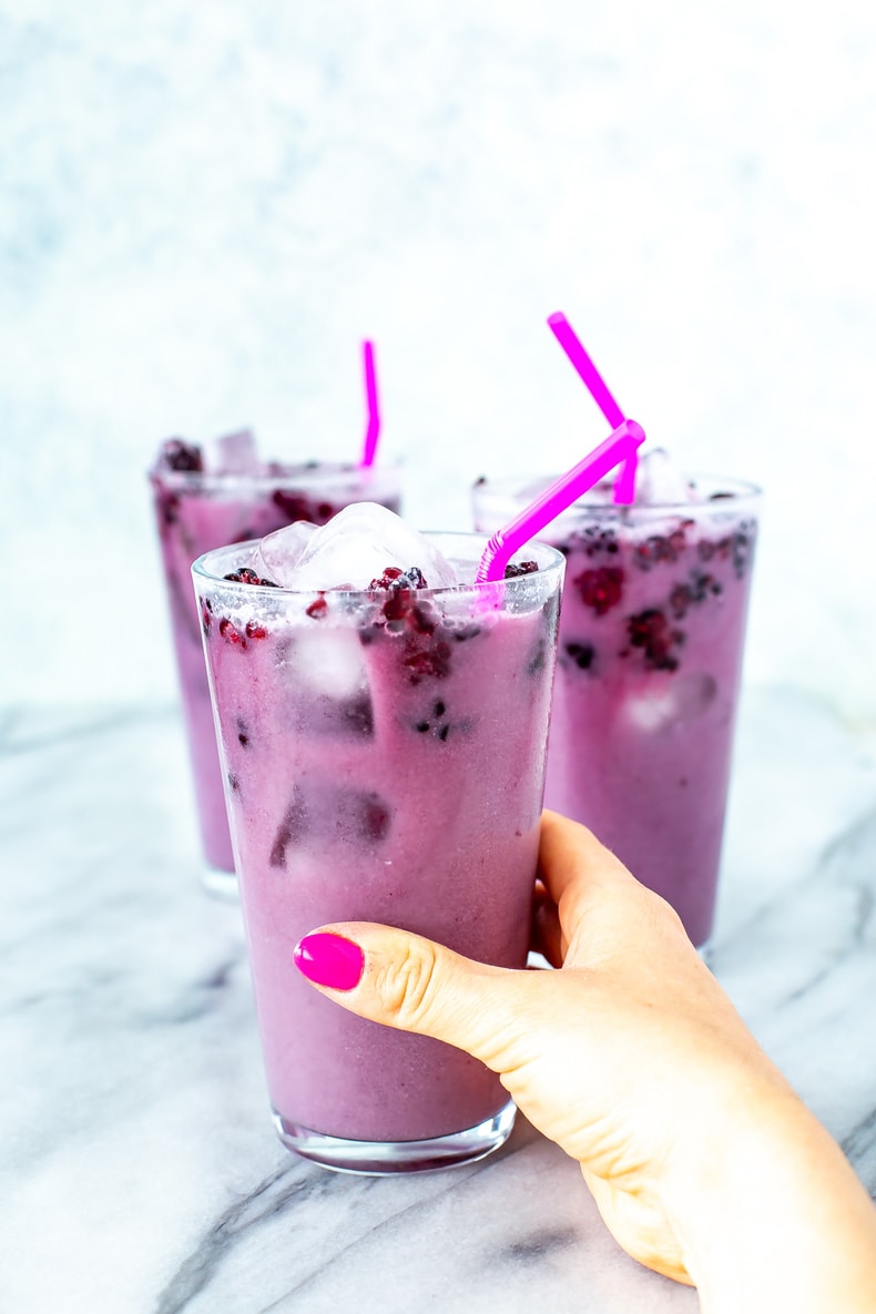 Starbucks Purple Drink Recipe {Lavender Haze} - We are not Martha