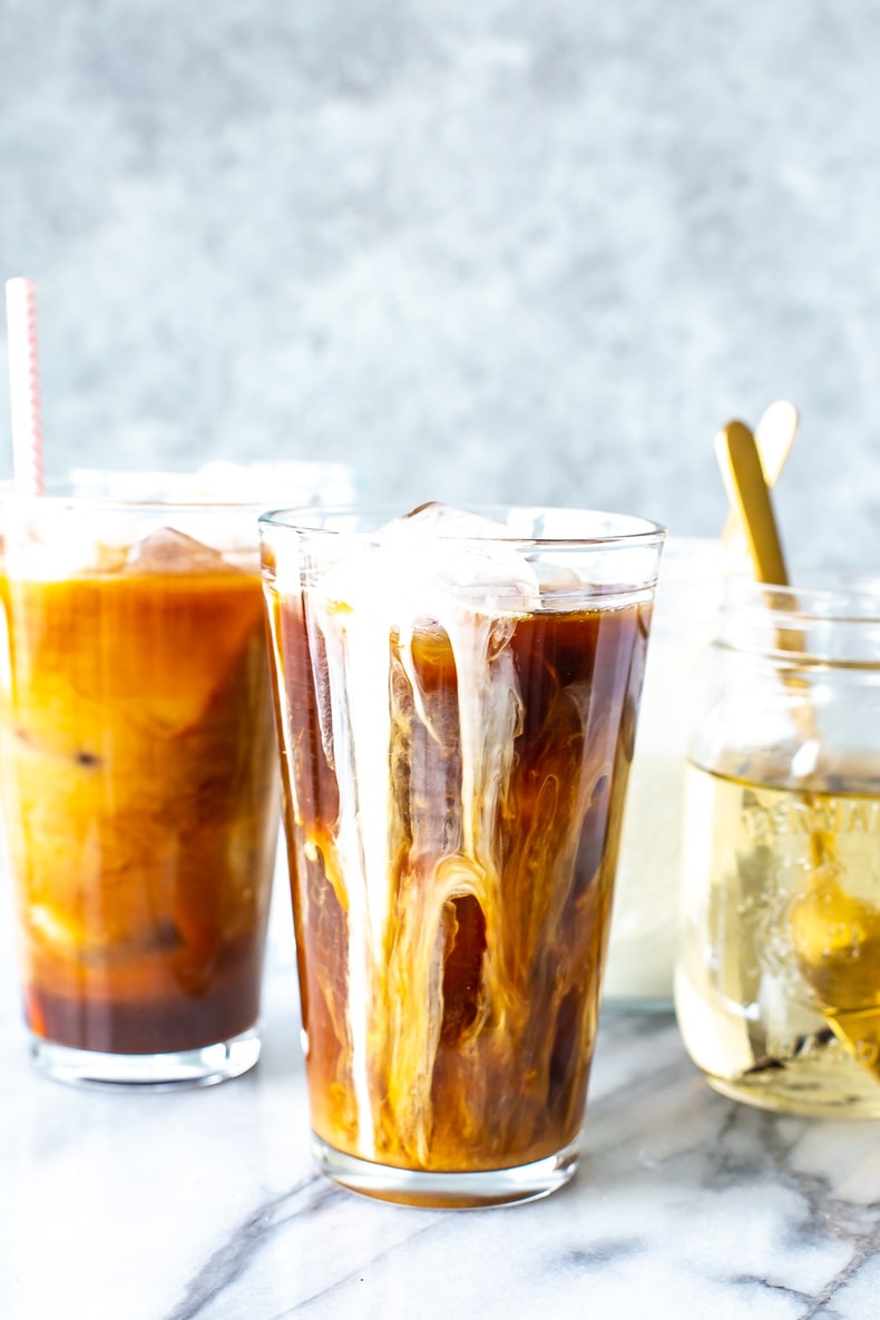 Homemade Sweet Cream Cold Brew - Lychee & Lavender