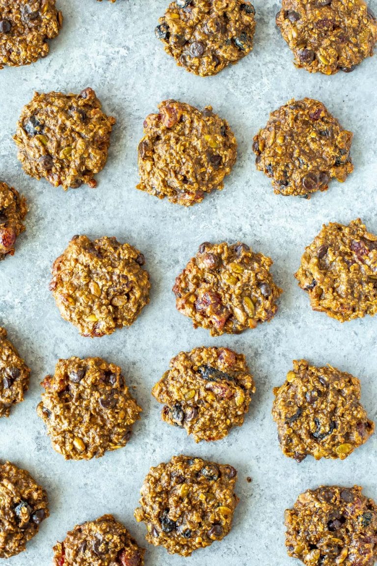 Banana Oatmeal Breakfast Cookies {High Protein} The Girl on Bloor