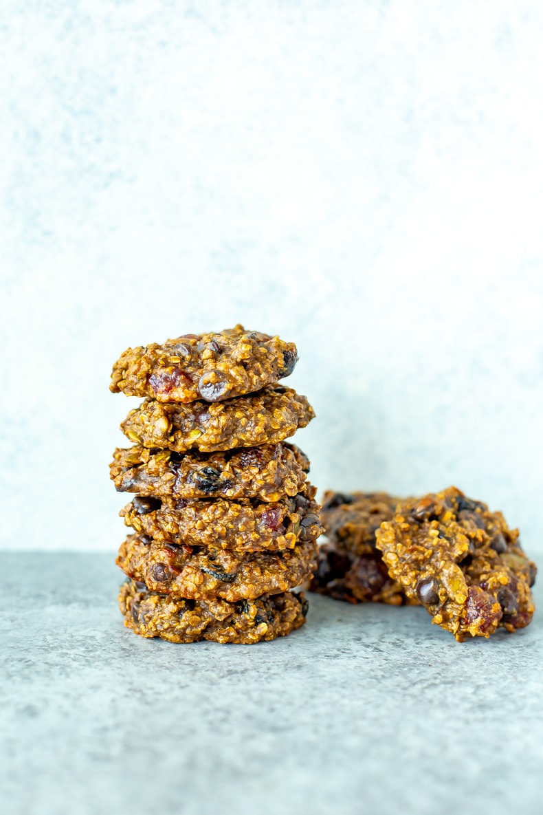 Banana Oatmeal Breakfast Cookies