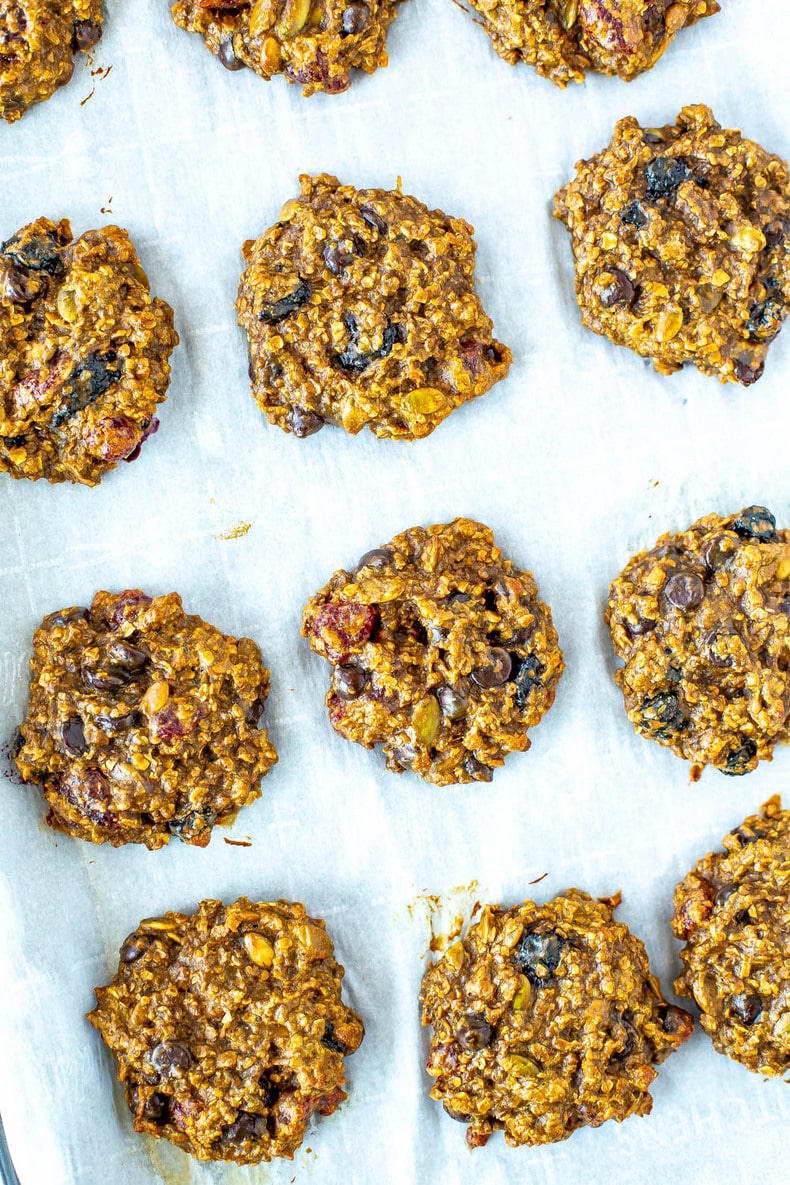 Banana Oatmeal Breakfast Cookies