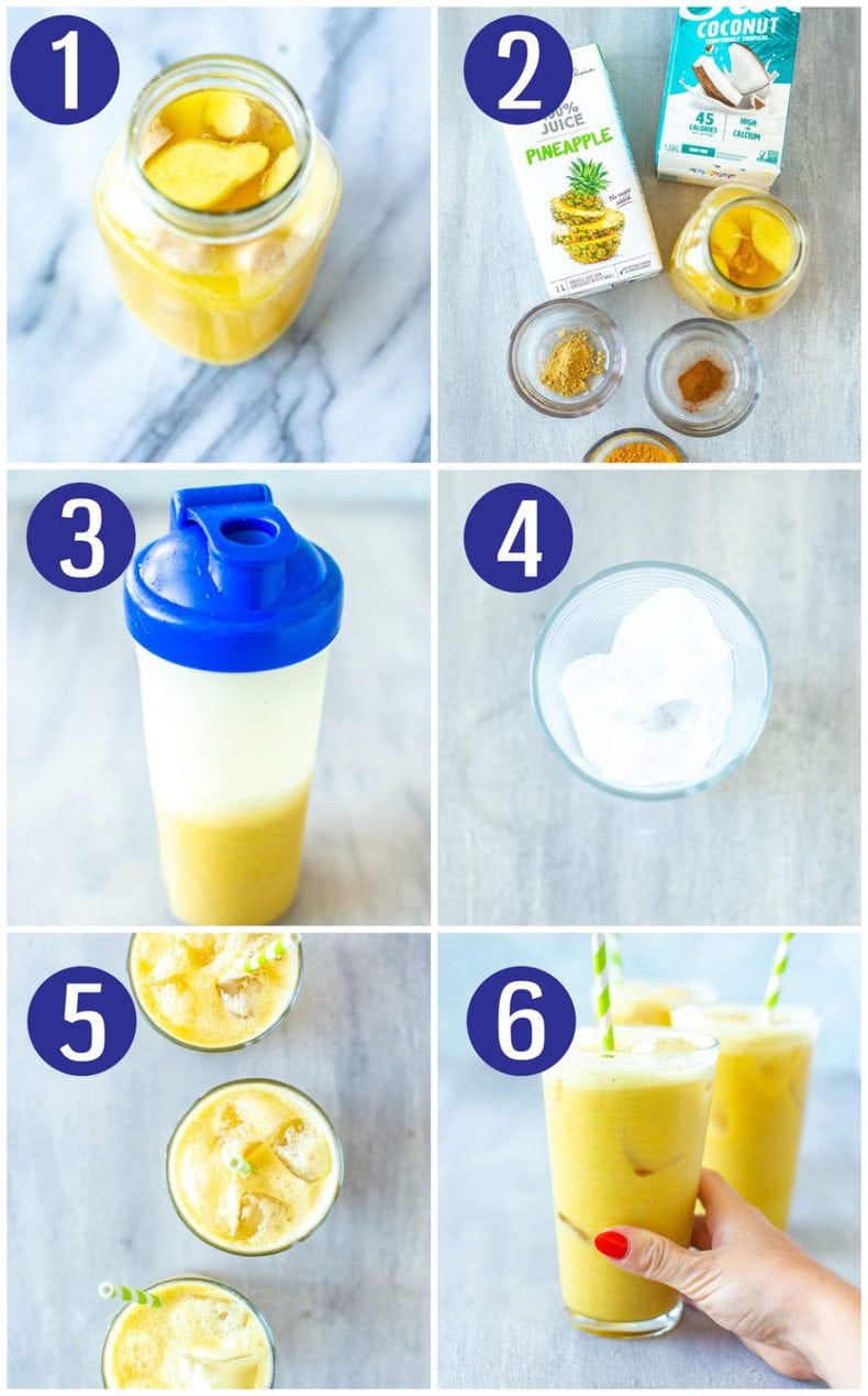 Iced Golden Ginger Drink {Starbucks Copycat} The Girl on Bloor