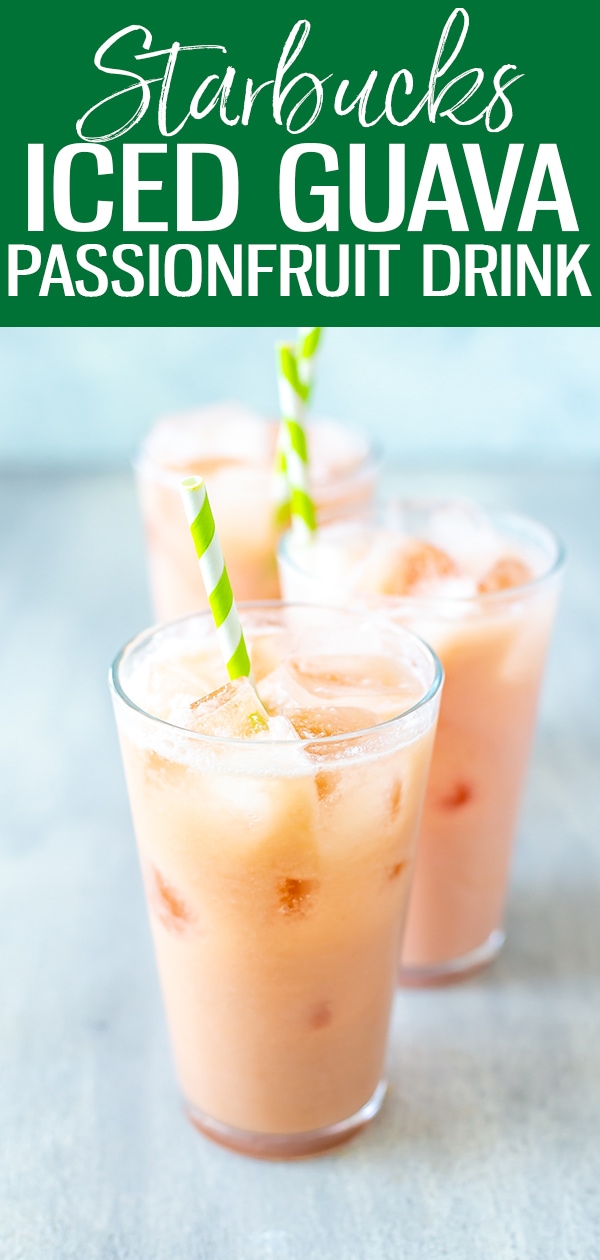 Iced Guava Passionfruit Drink The Girl on Bloor