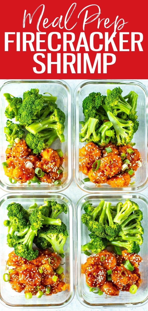 This Firecracker Shrimp is sweet, sticky, spicy and crunchy - it's a perfect appetizer or main dish when served with broccoli and rice. #firecrackershrimp