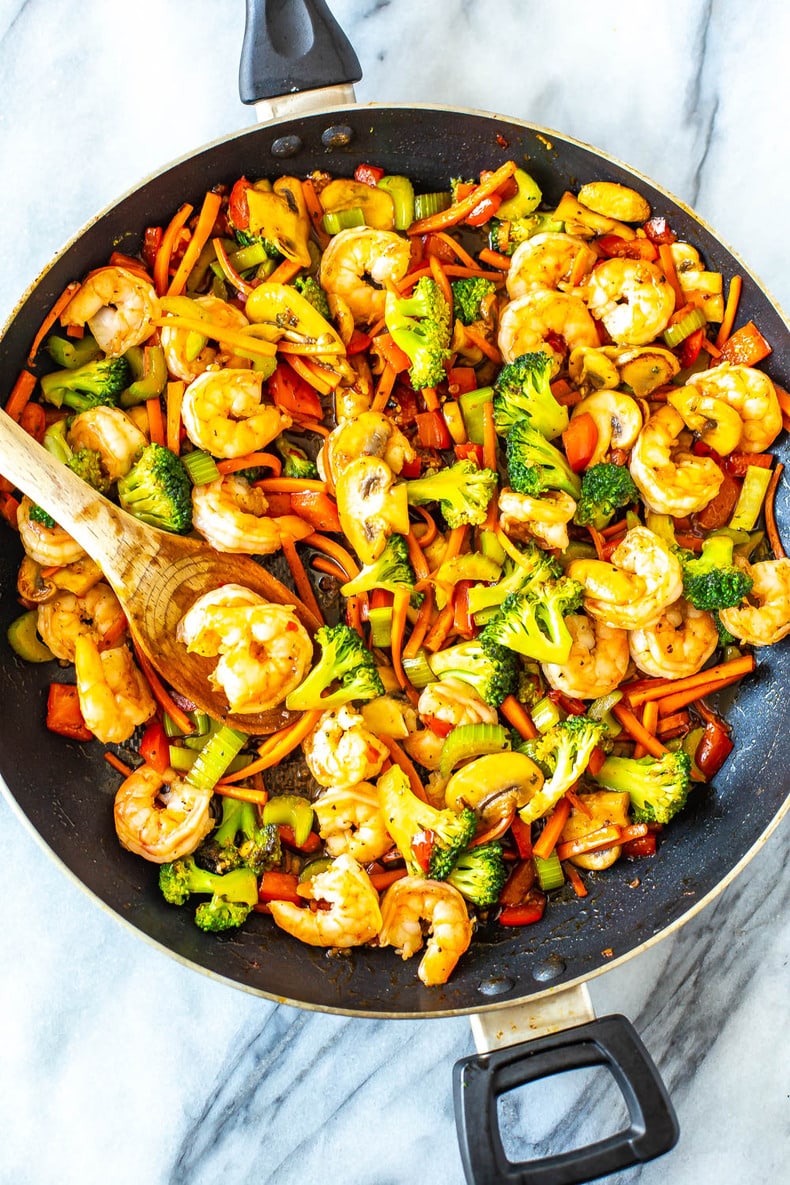 Applebee's Shrimp Wonton Stir Fry