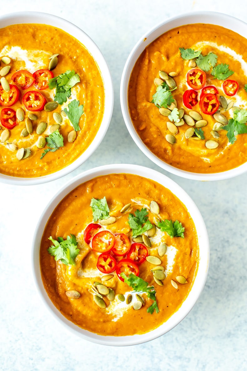 Pumpkin Curry Soup Recipe (Easy One Pot Recipe) - Raepublic