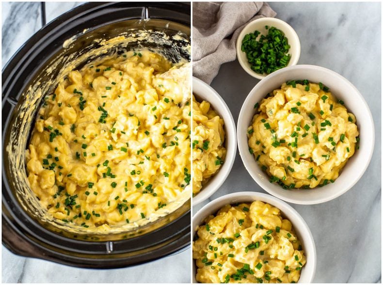 Creamiest Slow Cooker Mac and Cheese - The Girl on Bloor