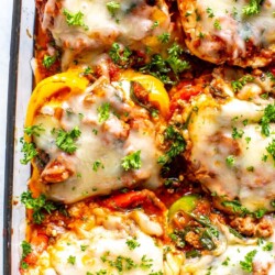 Lasagna Stuffed Peppers